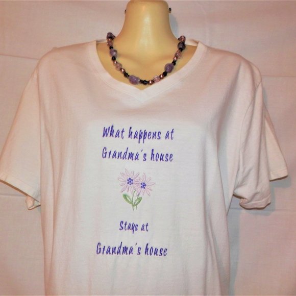 XL Grandmas House What Happens Stays At Top H587 - Picture 4 of 6